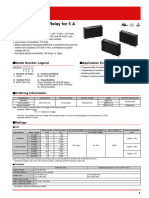 SPST Slim Power Relay For 5 A Switching