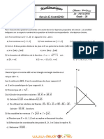 Devoir de Contrôle N°1 - Math - 3ème Sciences Exp (2011-2012) MR Salhi Noureddine