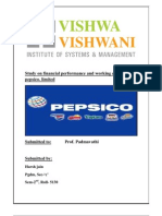 Study of Working Capital On Pepsico.