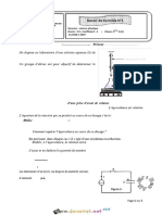 Devoir de Contrôle N°1 - Sciences Physiques - Bac Informatique (2018-2019) MR Ben ALi