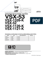 Pioneer VSX-53,1326,52,1126,1121