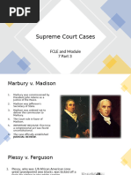 FCLE Review Supreme Court Cases