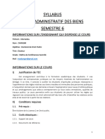 Syllabus Droit Administratifs Des Biens