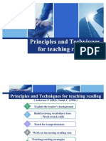 Principles and Techniques in Teaching Reading