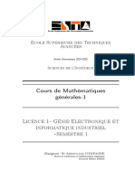 Cours Maths Gene 1