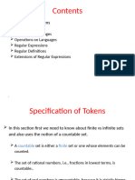 Specification of Tokens