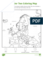 WW2 Map of Europe 1