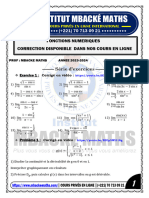 TD Fonctions Numeriques 2023 2024 TS2 Correction