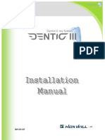 DENTIOฅฒ Installation Manual (IM D3 07)