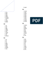 Spelling List For Term 3