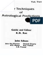 K N Rao - Finer Techniques of Astrological Predictions - Vol.2