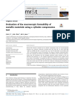 Evaluation of The Macroscopic Formability