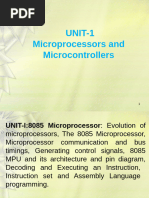 Unit-1 8085 Micoprocessor