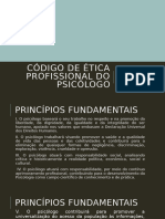 Código de Ética Profissional Do Psicólogo