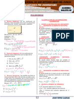 Algebra Cepru P.O. 2025 Balota 2 Teoria Polinomios