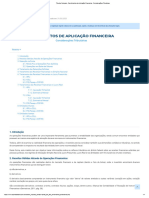 Tributos Federais - Rendimentos de Aplicação Financeira - Considerações Tributárias