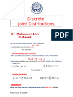 Joint Distributions