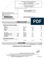 Test Hematologie Faycal HAMOUDI