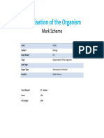 2 Organisation of The Organism MS CIE IGCSE Biology Practicals - L