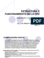 Estructura y Funcionamiento de La Cpu