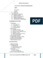 Notes Cwe2161 Fluid Mechanics