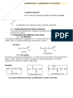 Cours en Ligne Aldehydes Et Cetones