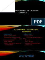 Weed Management in Organic Farming