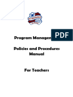 RS Policies For Teachers