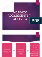 Embarazo Adolescente y Lactancia .