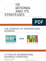 Types of International Firms and Its Strategies