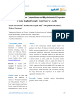 Analysis of Proximate Compositions and P