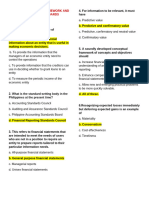 AE 14 - Conceptual Framework and Accounting Standards