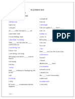 Placement Test All Skills