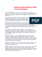 CAW Certification Exam Questions With Correct Answers