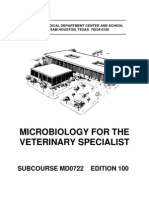 US Army Medical Course MD0722-100 - Microbiology For The Veterinary Specialist