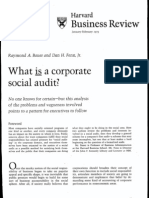 Bauer - What Is A Corporate Social Audit