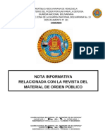 Nota Informativa Caso Salas