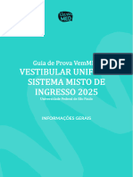 Guia de Prova VemMED - Sistema Misto de Ingresso UNIFESP 2025