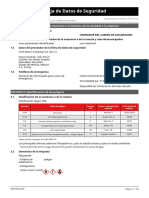 Hoja Seguridad Limpiador Cuerpo Aceleracion mpm121