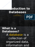 Databases