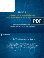 Leçon 5 - Les Forces Spirituelles Inhérentes Aux Livres Authentiques de La Kab