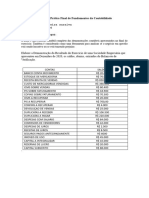 Fundamentos de Contabilidade