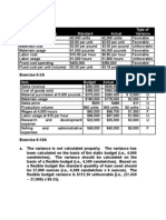 Item To Classify Standard Actual Type of Variance