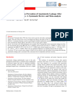 Transanal Tube For The Prevention of Anastomotic Leakage