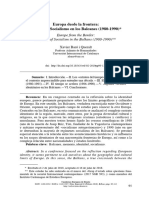 Europa Desde La Frontera El Final Del Socialismo en Los Balcanes