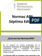 Presentacion Normas Apa Septima Edicion