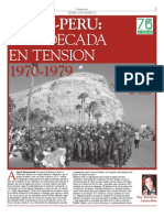 Periódico La Segunda, 03.ago.2007. Suplemento Serie Histórica Chile-Perú. Una Década en Tensión 1970-1979