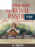 Economic Survival Pantry For Beginners A Prepper Moms Guide For Emergency Essential Food Storage, Recipes, Seeds, Tool, Kits... (K. Neeta) (Z-Library)