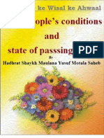 Pious People's Conditions and State of Passsing Away by Shaykh Muhammad Yusuf Motala