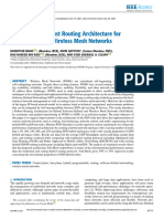 Soft-Mesh a Robust Routing Architecture for Hybrid SDN and Wireless Mesh Networks